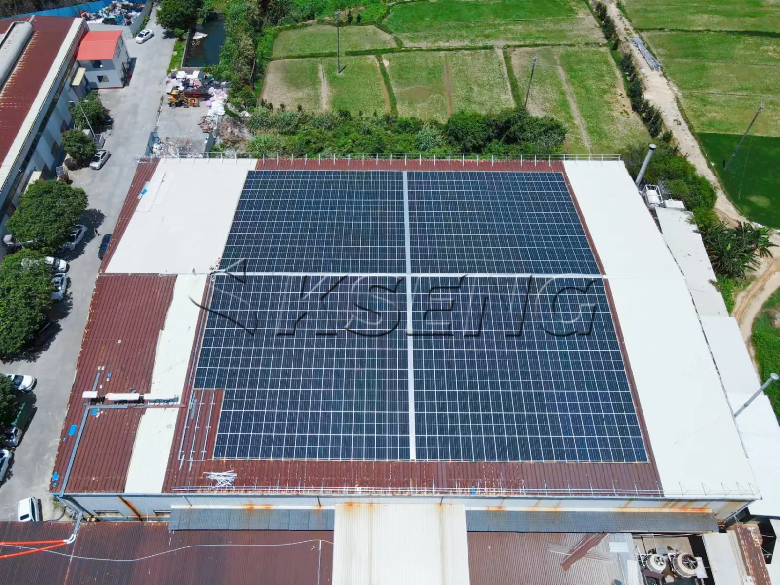 福建福清BIPV光伏支架400KW